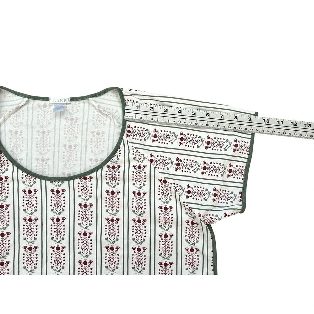 Lake Pajamas Women's Top Shirt XXL Scarlet Antoinette Limited Edition‎ Holiday